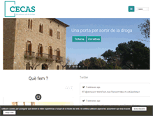 Tablet Screenshot of cecasfundacio.cat